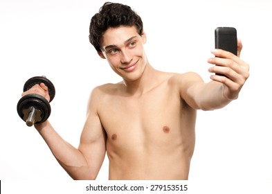Skinny guy selfies