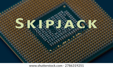 Skipjack A block cipher developed by the NSA, used in the Clipper chip for encrypting voice communications.