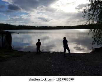 Skipping Rocks On A Fall Night