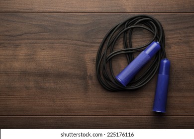 skipping rope for an exercise on the table