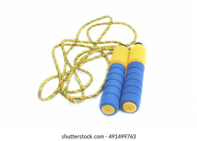 Skipping Rope Isolated On White