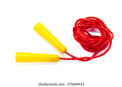 Skipping Rope Isolated On White