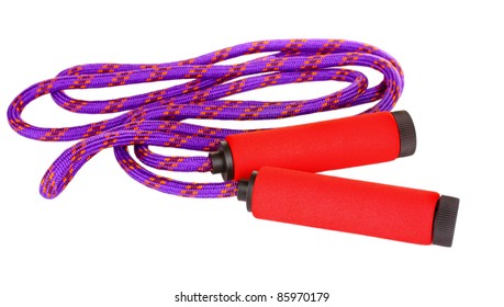 Skipping Rope Isolated On White