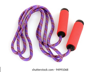 Skipping Rope Isolated On White