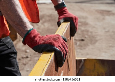 Skips, Recycling Yard, And Rubbish Tip In England UK