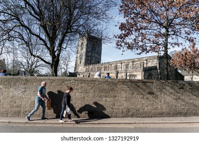 Skipton, England - 02 Feb 2019: Skipton Holly Trinity Church 