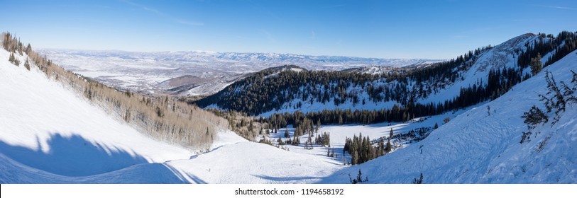 Ski/snowboard Backcountry - Deserted Area - Backcountry Bowl - Park City, Utah