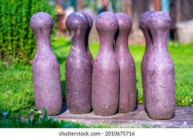 Skittles On The Outdoor Playground