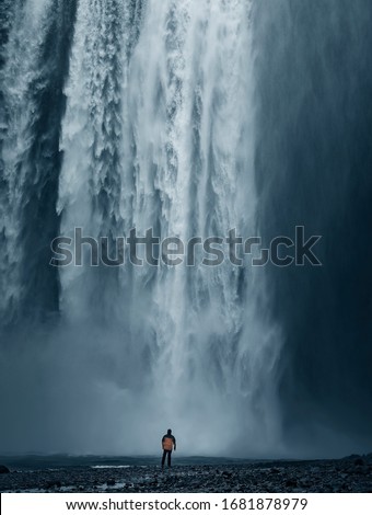 Skogafoss is the most amazing waterfall in the South of Iceland