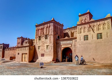 Skoura, Morocco - April 3, 2019: Kasbah Amerhidil In Skoura Morocco