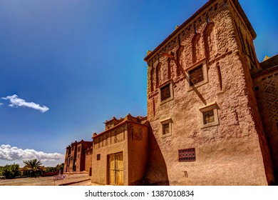 Skoura, Morocco - April 3, 2019: Kasbah Amerhidil In Skoura Morocco