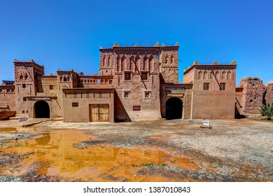 Skoura, Morocco - April 3, 2019: Kasbah Amerhidil In Skoura Morocco