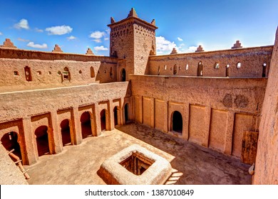 Skoura, Morocco - April 3, 2019: Kasbah Amerhidil In Skoura Morocco