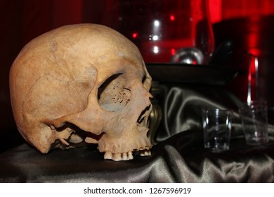 Skull on the table