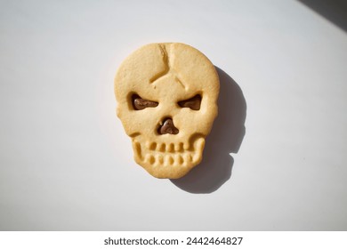 Skull shaped cookie for Halloween event - Powered by Shutterstock