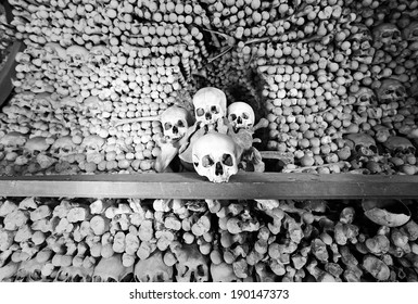 Skulls And Bones In Sedlec Ossuary