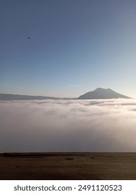 the sky above the cloud 