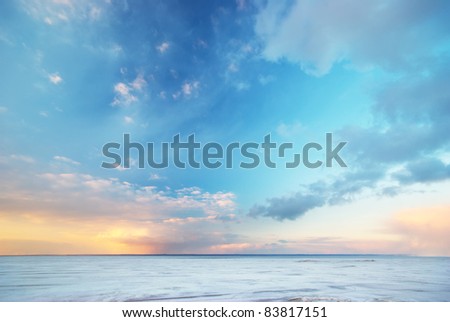Sky background.