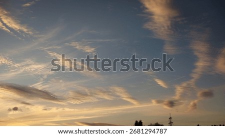 sky background, abstract background, clouds, sky, sunset,