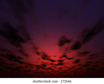 Sky background. Computer generated