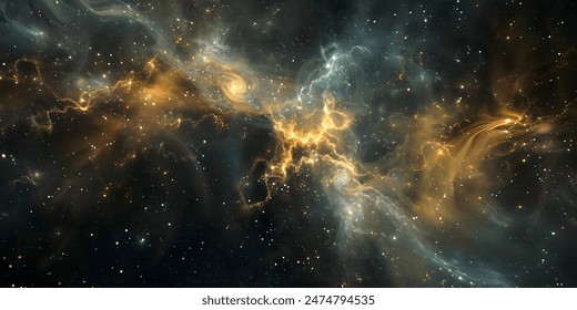 A sky background with golden color Abstract color background Generated with AI - Powered by Shutterstock - Get 15% off with code: PIKWIZARD15
