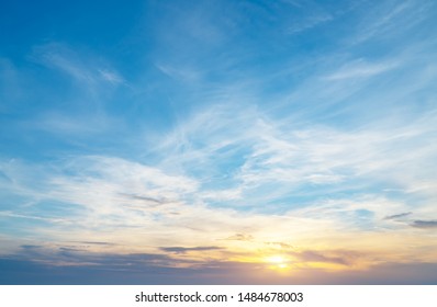 Sky background on sunset. Nature abstract composition - Shutterstock ID 1484678003
