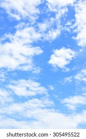 Sky Background - Only Clouds In The Blue Sky (vertical)