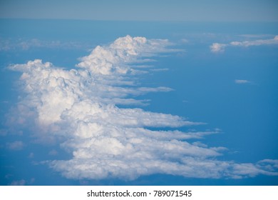 Sky background over spread cloud scatter shoot from high view - Powered by Shutterstock - Get 15% off with code: PIKWIZARD15