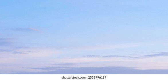 Sky background pattern with partially cloudy. Beautiful soft clouds natural scenery