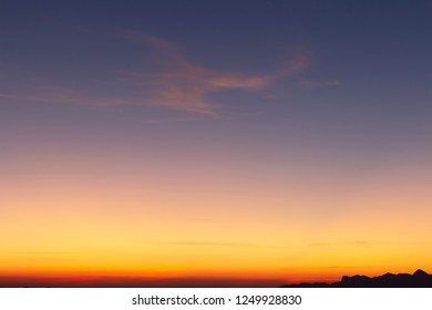 Sky for background at sunrise or sunset time. - Shutterstock ID 1249928830