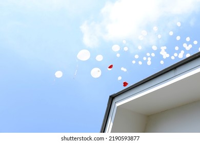 Sky Baloon At Wedding Party