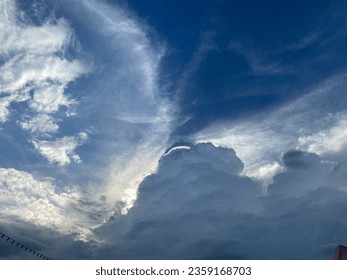 The sky is as beautiful as it is spellbinding.