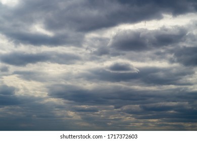 The sky, the sky before the rain. gray clouds - Shutterstock ID 1717372603