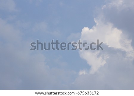 sky before raining
