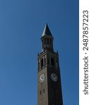 Sky and Bell Tower landmark from the UNC Chapel Hill campus 