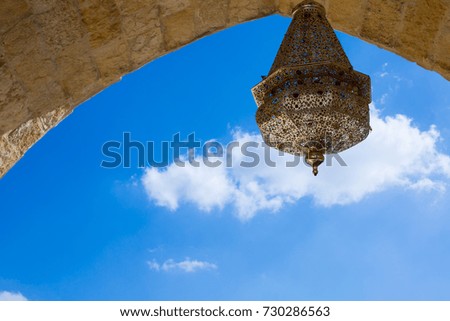 Sky with big cloud