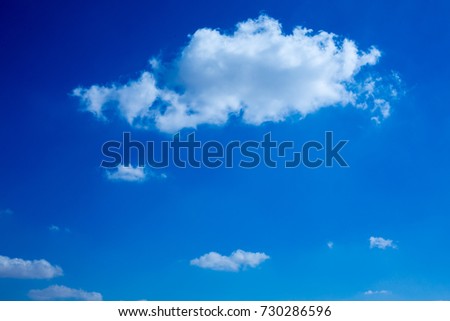 Sky with big cloud