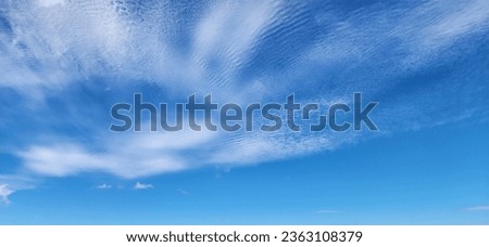 The sky is so blue