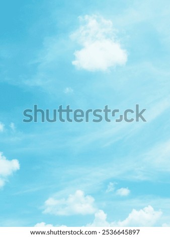 Sky blue with cloud background. Beautiful nature landscape background