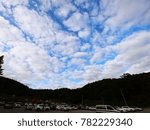 Sky with bright clouds