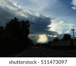 Sky with cloud