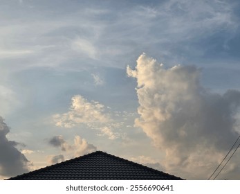 sky cloud background evening sky