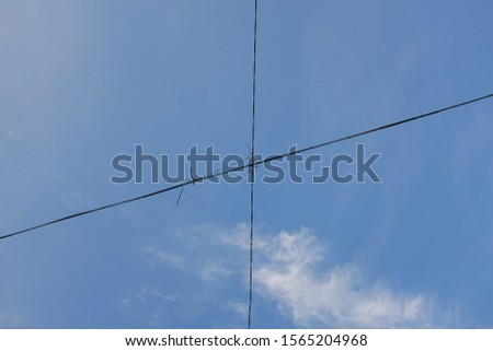 Similar – Image, Stock Photo On the line Harmonious