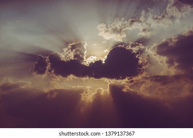 Sky cloud and sunlight . - Shutterstock ID 1379137367