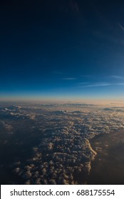 Sky cloud top view