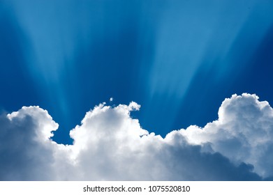 The sky and clouds