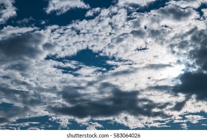 Sky with clouds