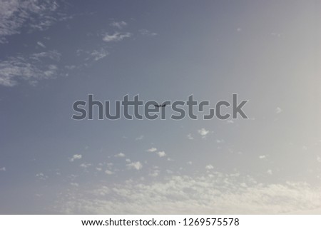 Image, Stock Photo up and away Sky Twilight