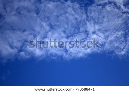 Similar – cant over smile. Wolken