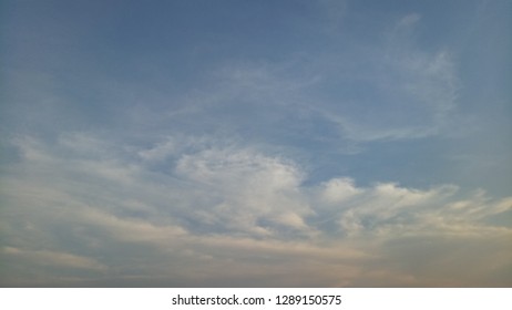 The sky with clouds and beautiful